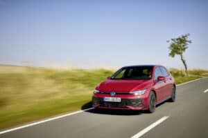 2024 Volkswagen Golf GTI front driving