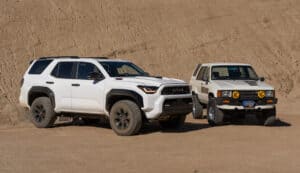 2025 Toyota 4Runner old and new side by side