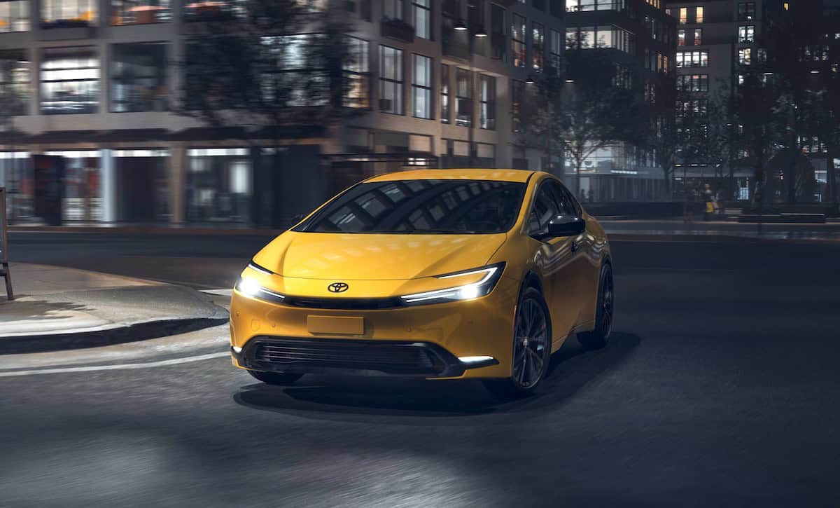2025 Toyota Prius Nightshade Grade front driving