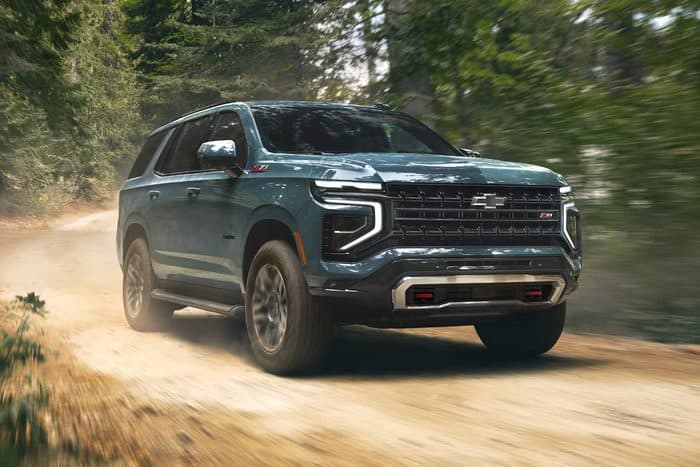 2026 Chevrolet Tahoe Z71 front driving