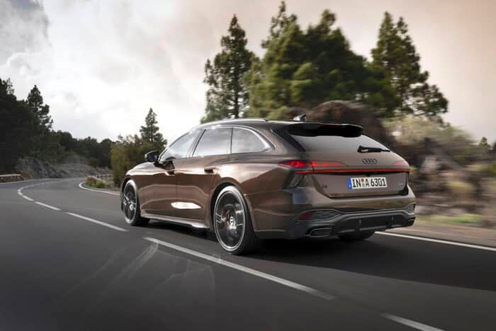 2025 Audi A6 Avant rear driving