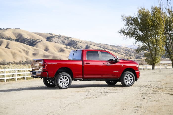 2025 Ram 2500 Heavy Duty Laramie red rear