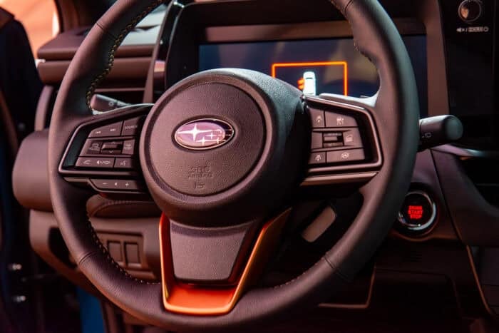 2026 Subaru Outback Wilderness steering wheel