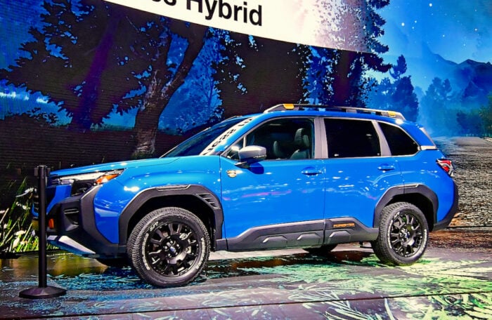 Forester Wilderness Hybrid side view from NYIAS world debut