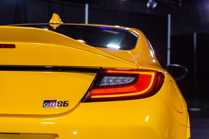 2025 Toyota GR86 Yuzu Edition rear spoiler and taillight