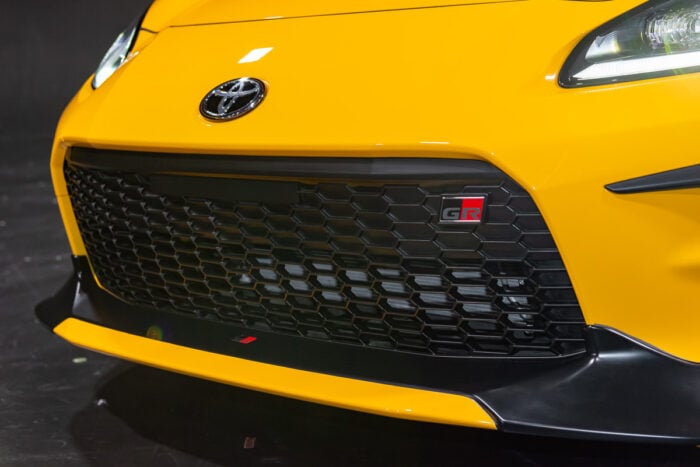2025 Toyota GR86 Yuzu Edition front grill up close