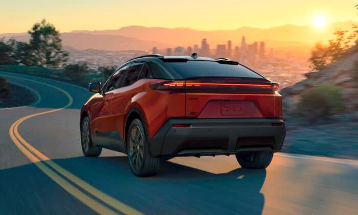 2026 Toyota C-HR rear driving