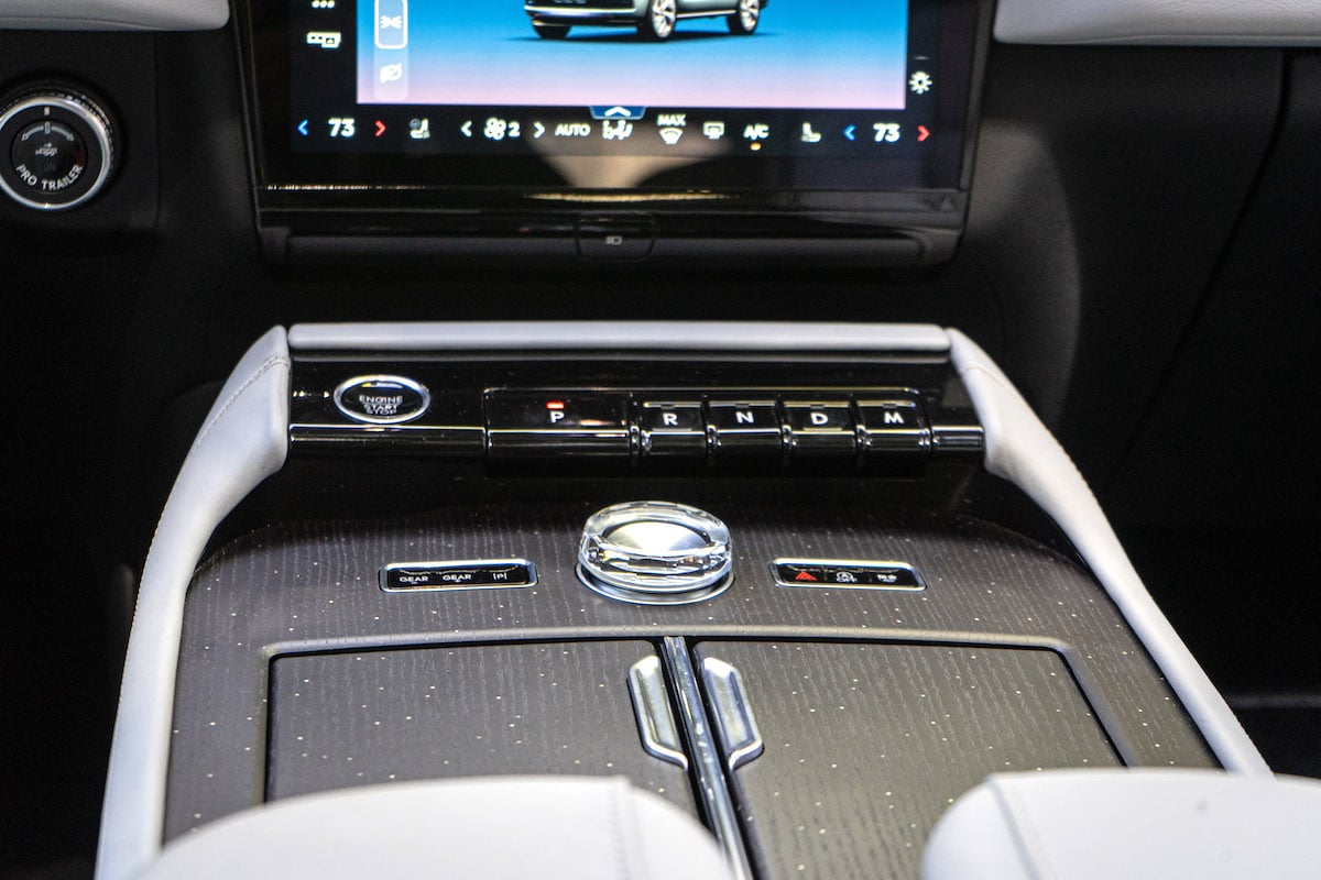 2026 Lincoln Navigator Black Label interior centre storage