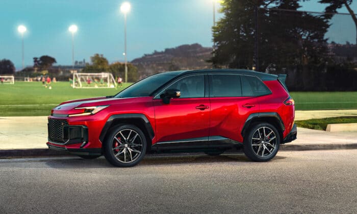 2026 Toyota RAV4 PHEV GR Sport front red