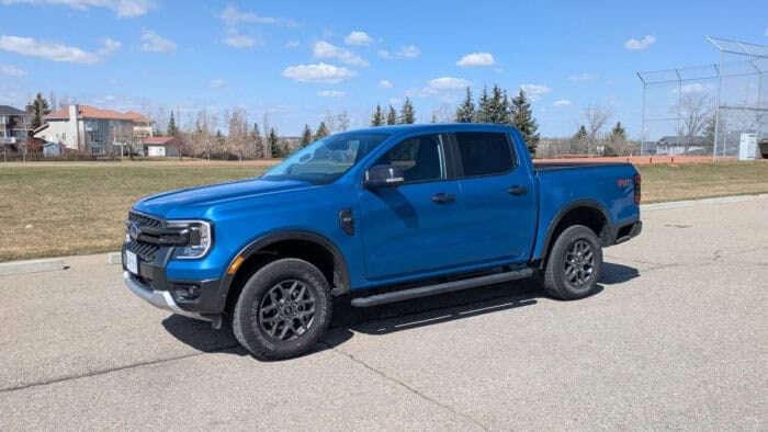 2025 Ford Ranger XLT blue front