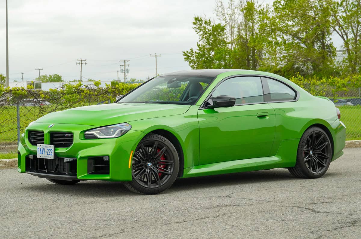 2025 bmw m2 green front view