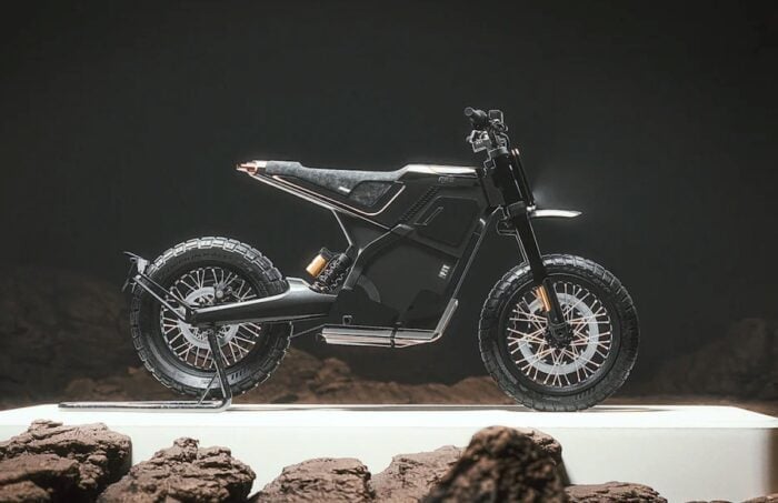 DAB 1αX Electric Motorcycle sideview