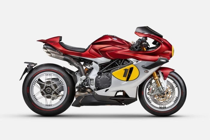 MV Agusta Superveloce 1000 Ago Motorcycle side view