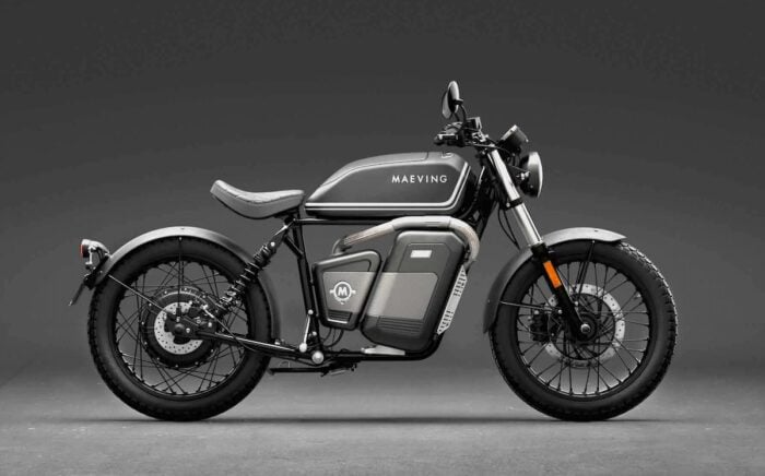 Maeving RM1S Blackout Electric Motorbike side view