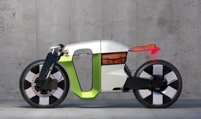 Škoda Slavia B Motorcycle Concept sideview