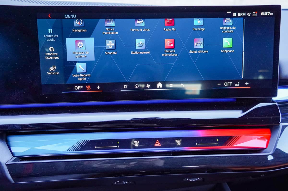 2025 BMW M5 Touring interior screen