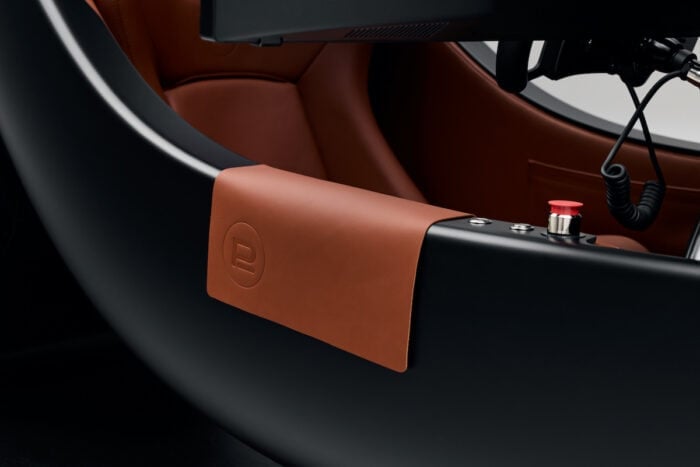 prodrive racing simulator close up inside