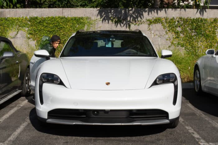 2023 Porsche Taycan 4S Cross Turismo front head on