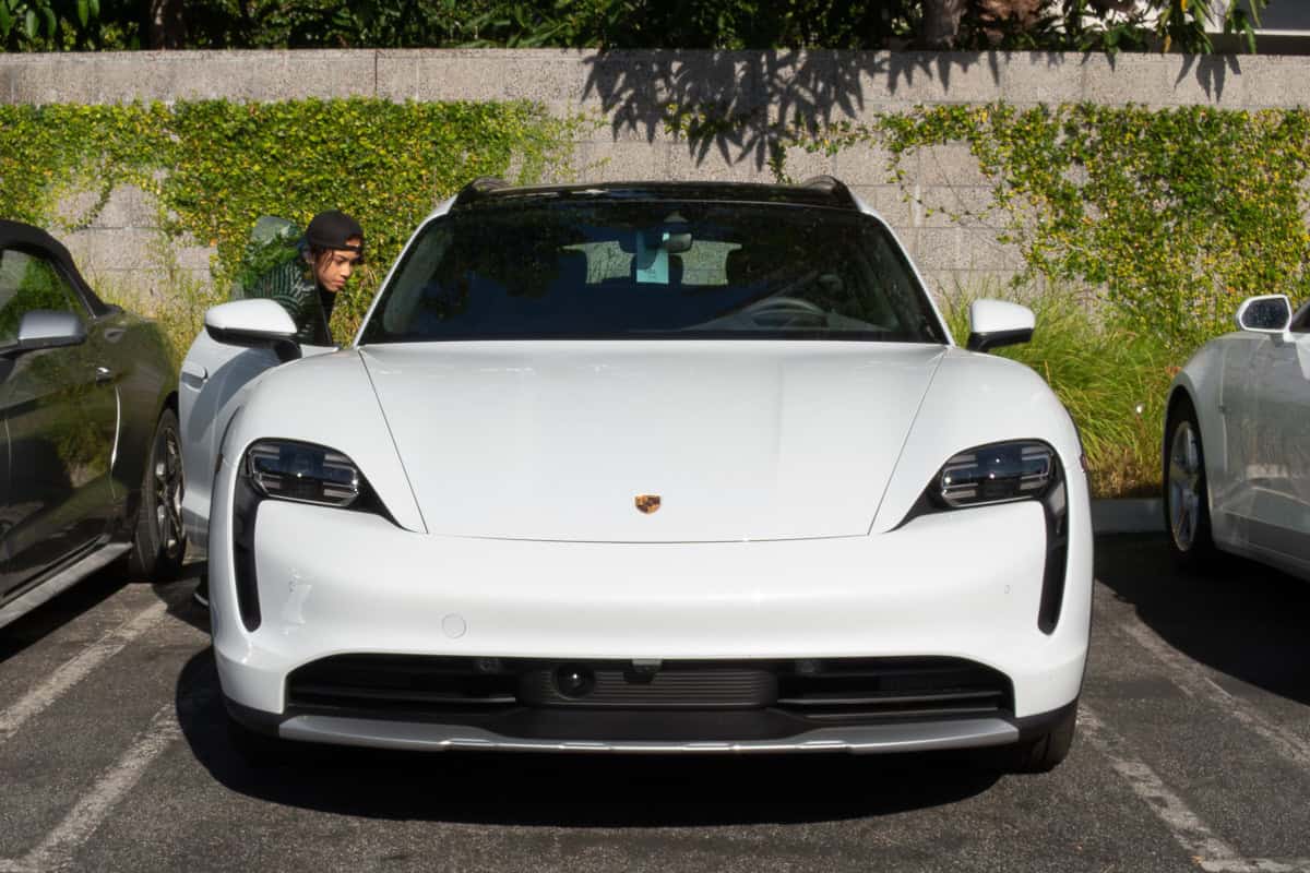 2023 Porsche Taycan 4S Cross Turismo front head on