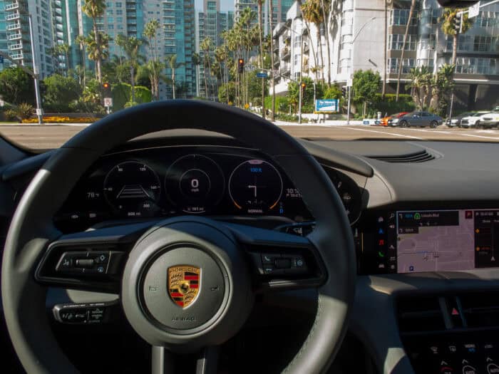2023 Porsche Taycan 4S Cross Turismo steering wheel