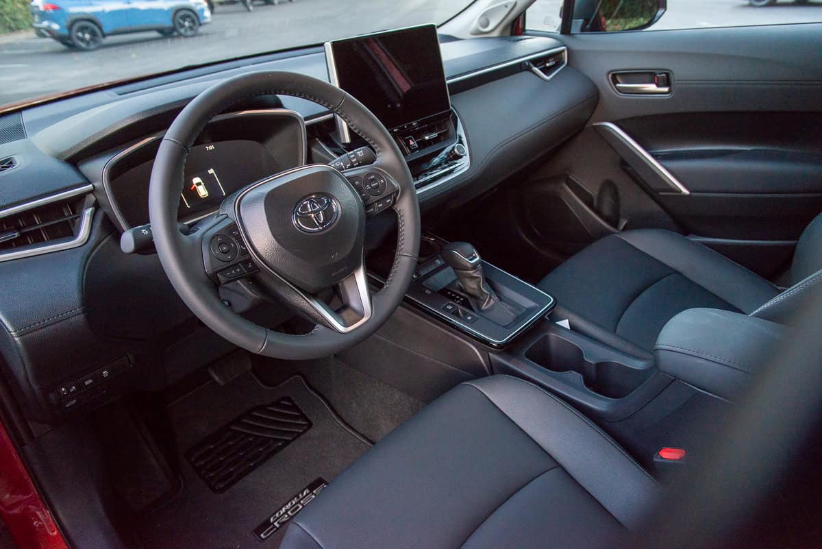 2026 Toyota Corolla Cross gas model interior front