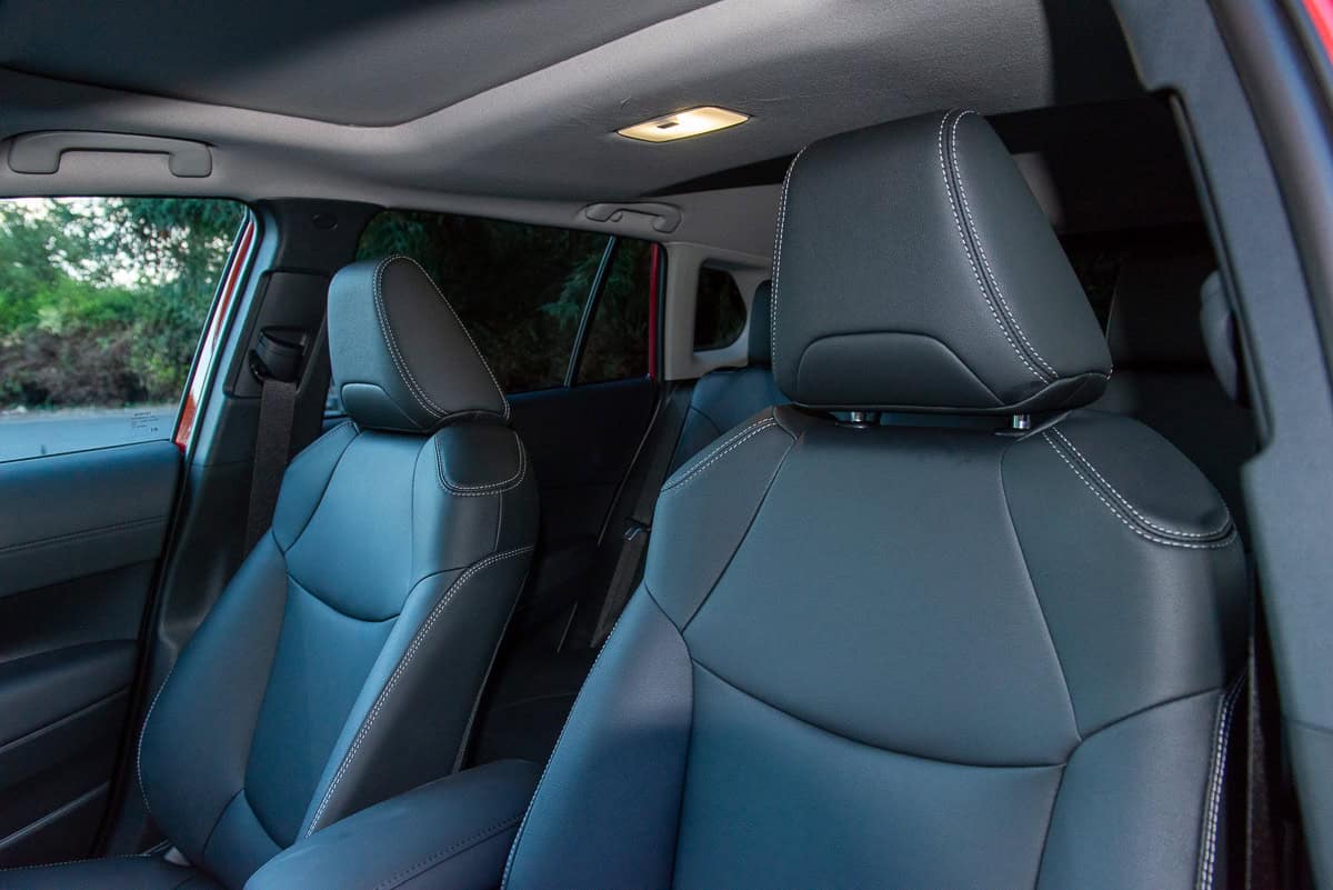 2026 Toyota Corolla Cross gas model front seats