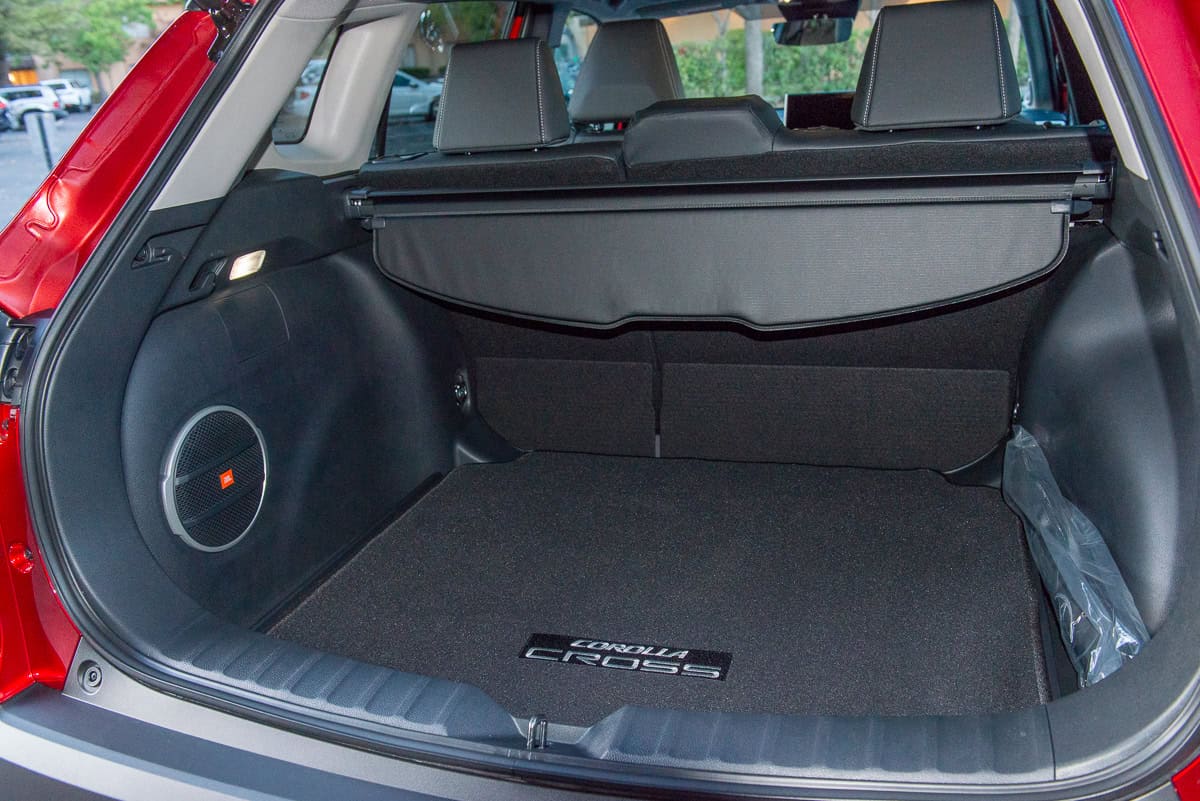 2026 Toyota Corolla Cross gas model trunk