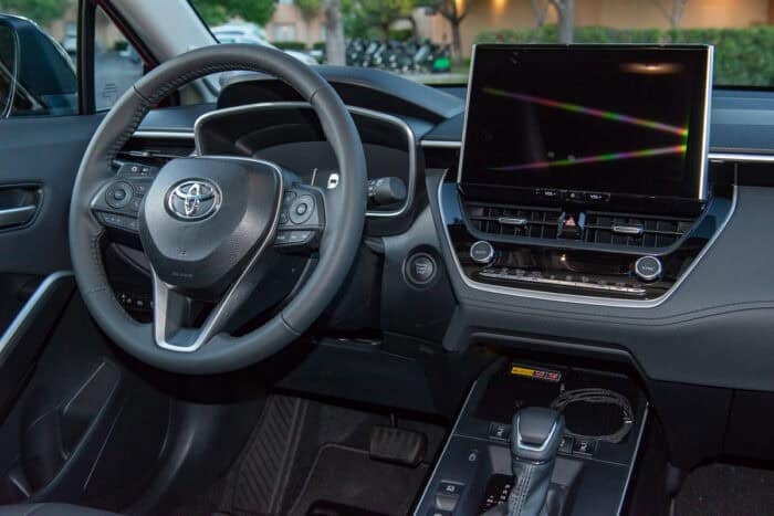 2026 Toyota Corolla Cross gas model interior front