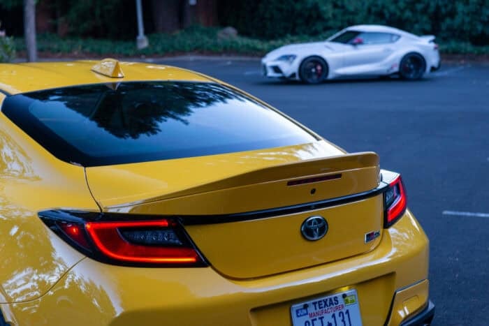 2026 Toyota GR86 Yuzu Edition rear spoiler