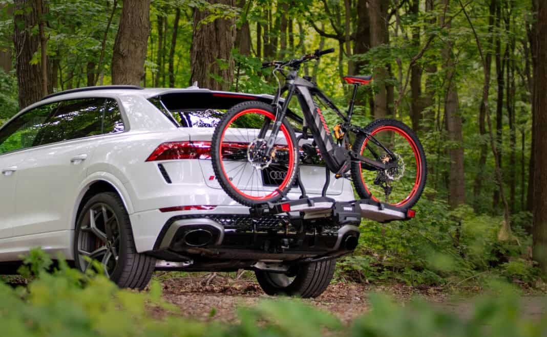 New Audi electric mountain bike 2.0 powered by Fantic with SUV