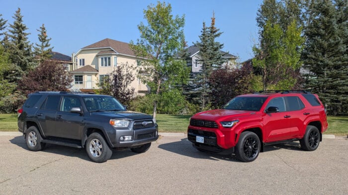 2010 4Runner SR5 vs 2025 4Runner Hybrid Platinum