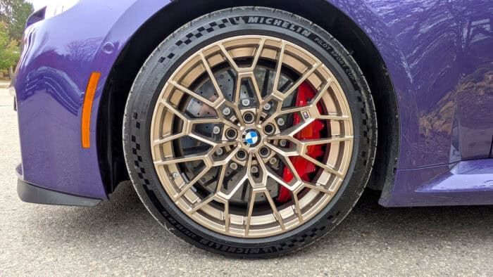 2025 BMW M2 CS gold wheel