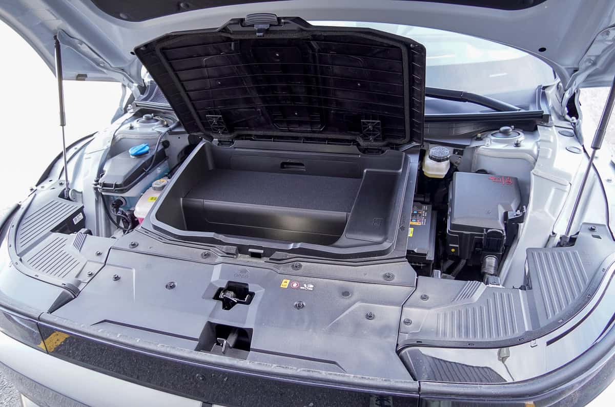 2025 Hyundai Ioniq 5 front hood up
