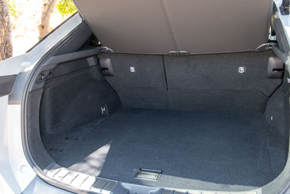 2026 Lexus RZ 550e F SPORT trunk