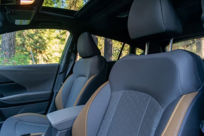 2026 Subaru Crosstrek Hybrid front seats