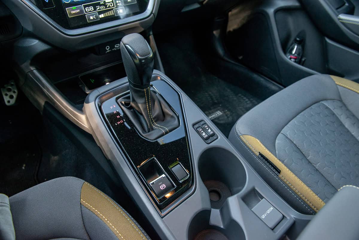2026 Subaru Crosstrek Hybrid shifter