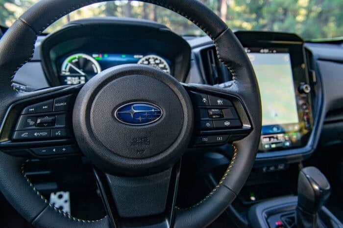 2026 Subaru Crosstrek Hybrid steering wheel
