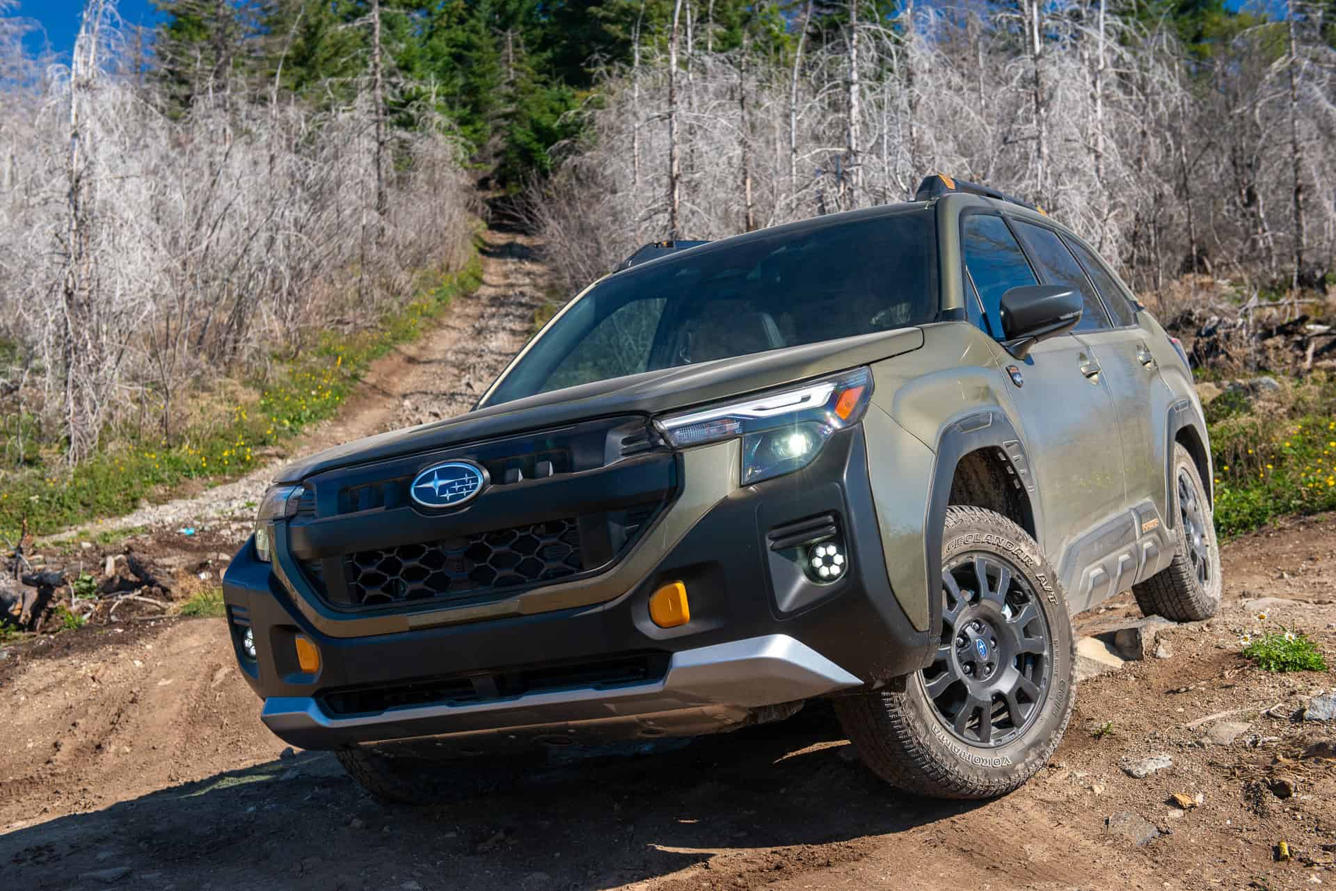 2026 Subaru Forester Wilderness off roading front