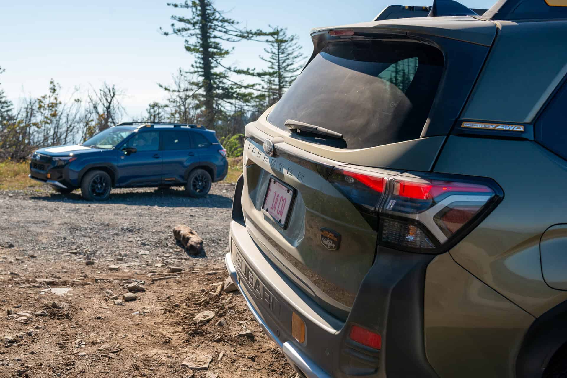 2026 Subaru Forester Wilderness front and rear