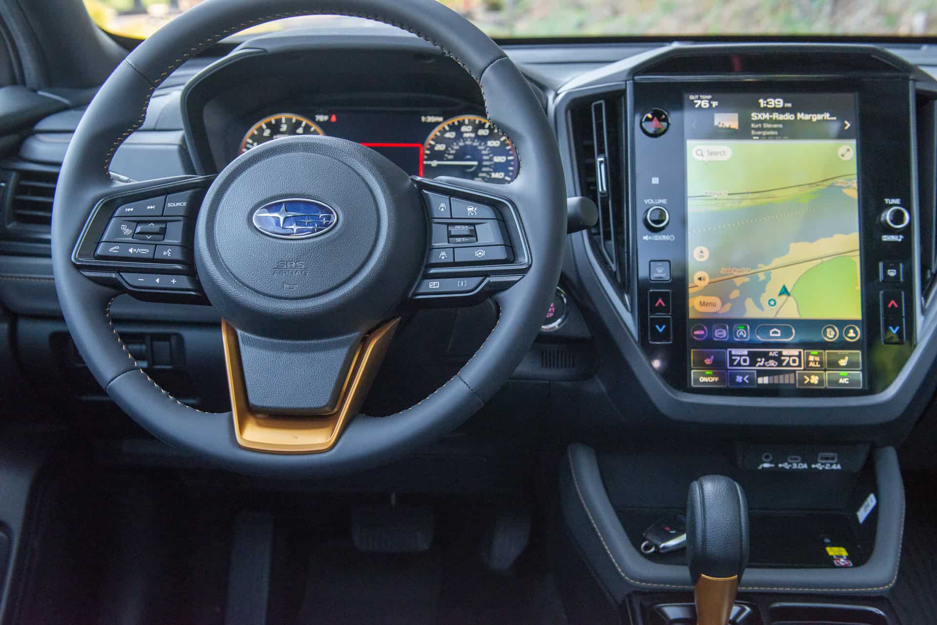 2026 Subaru Forester Wilderness front cockpit and screen