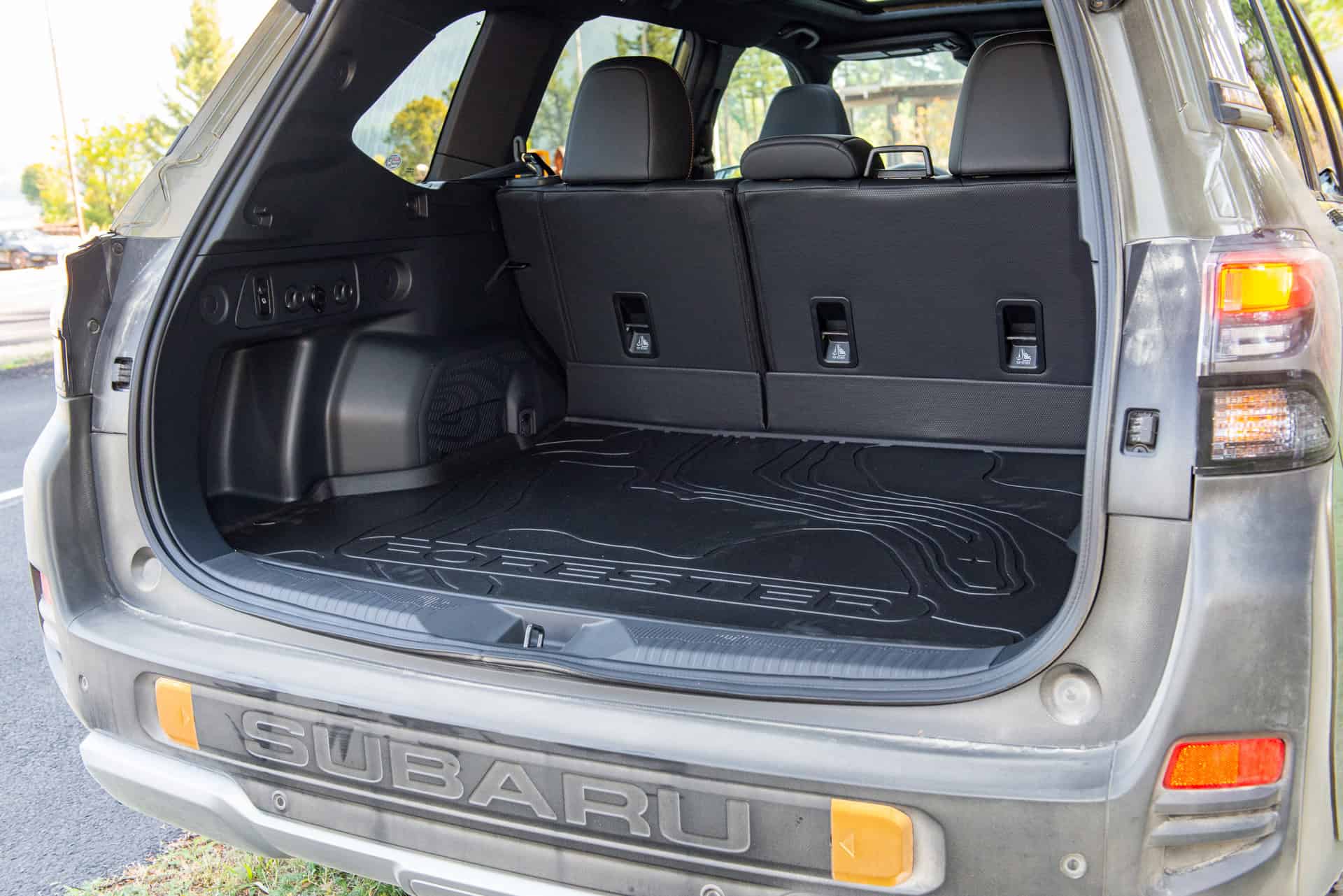 2026 Subaru Forester Wilderness trunk with all weather mat