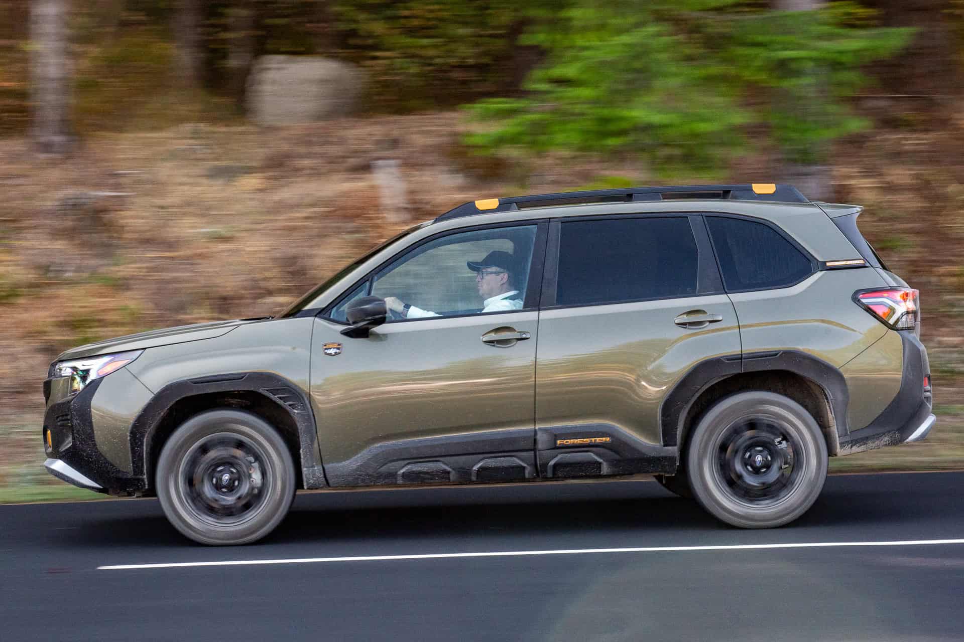 2026 Subaru Forester Wilderness side driving