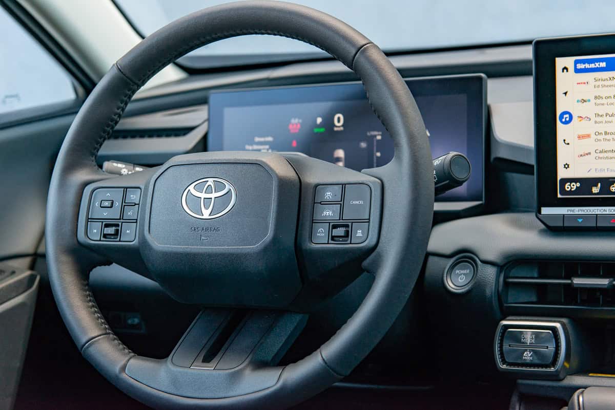 2026 Toyota RAV4 XLE Hybrid steering wheel