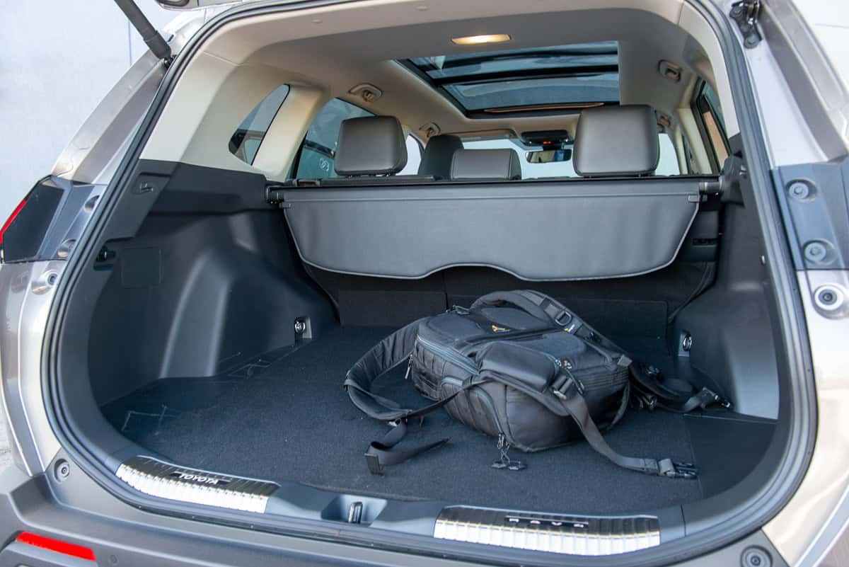 2026 Toyota RAV4 XLE Hybrid trunk
