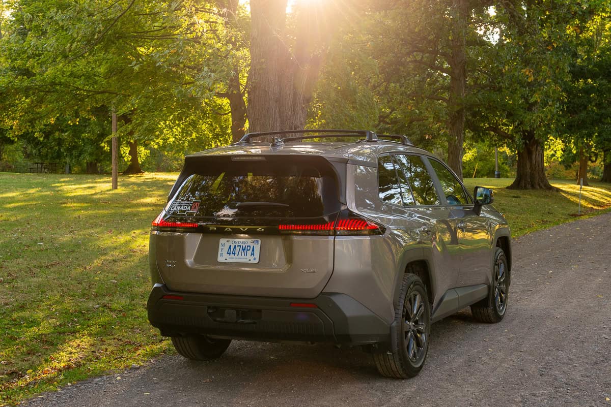 2026 Toyota RAV4 XLE Hybrid rear