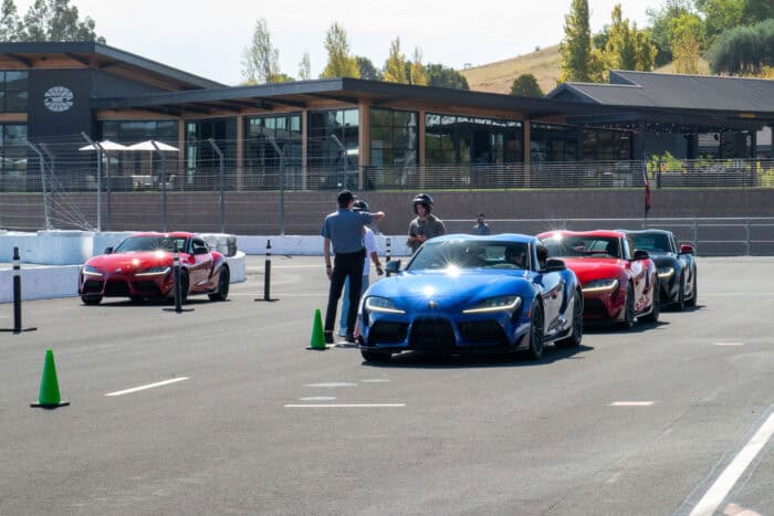 2026 toyota supra mkv final edition and past models at track