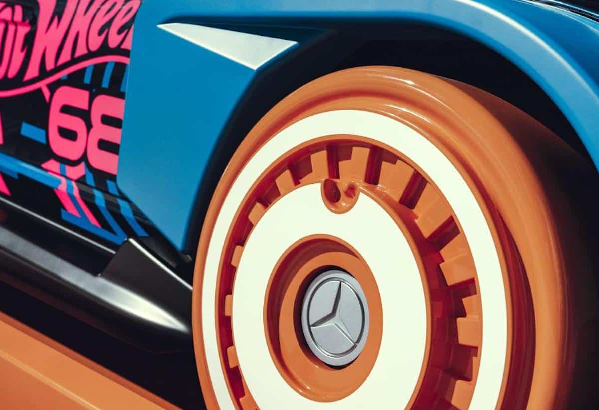 Hot Wheels transforms the new CLA into an oversized toy car
