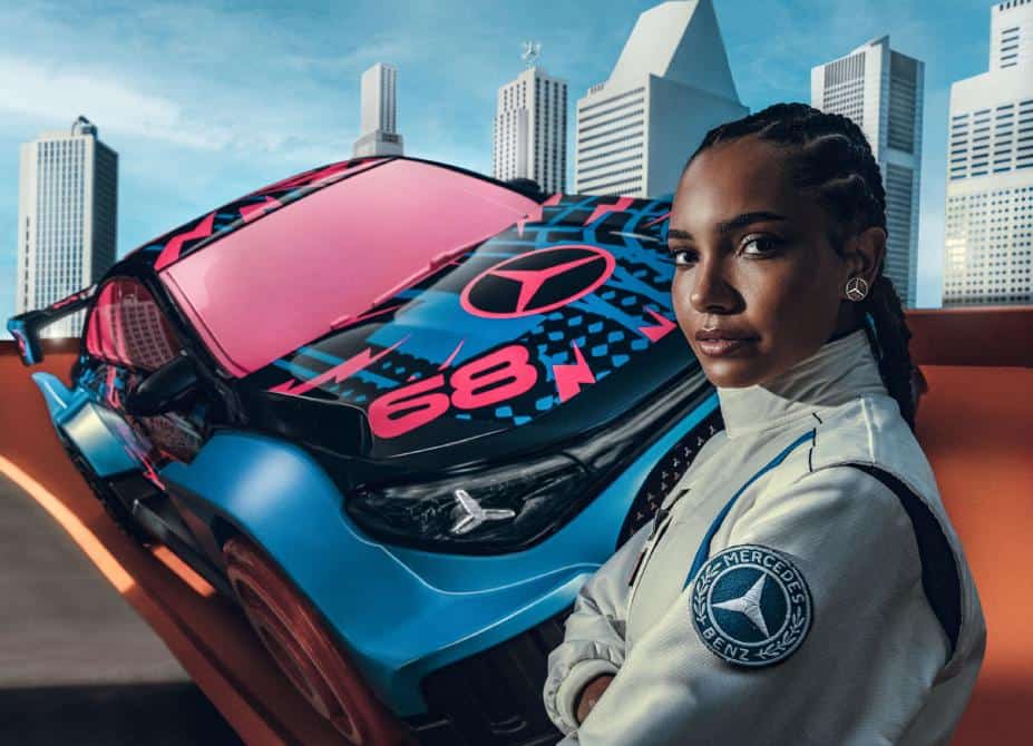 Hot Wheels transforms the new CLA into an oversized toy car 4