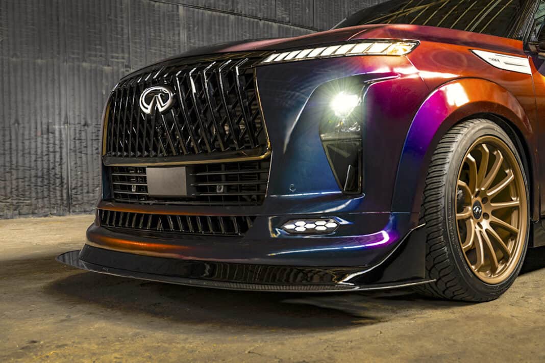 INFINITI SEMA Build- QX80 R-Spec grill