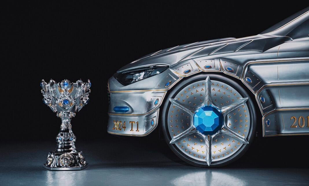 League of Legends Mercedes-Benz CLA Art Piece